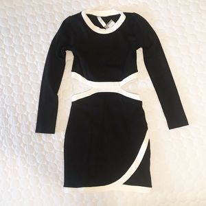 Women’s Black Cutout Mini Dress